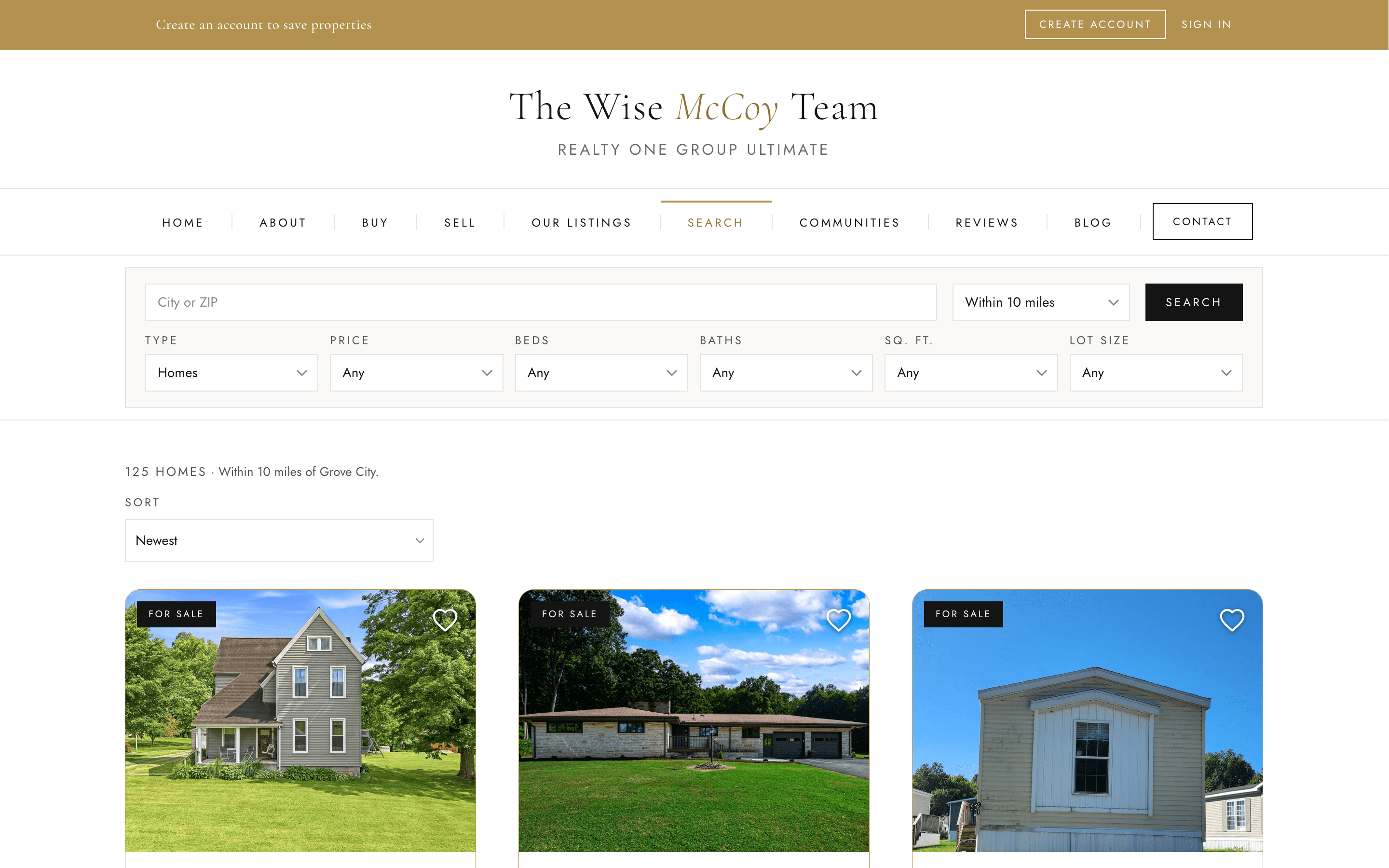Custom IDX Search on Live MLS Inventory