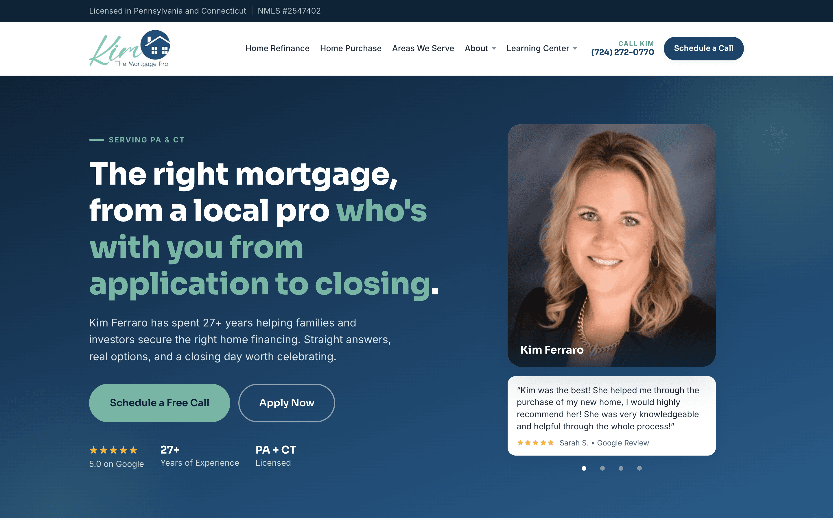 Kim the Mortgage Pro case study