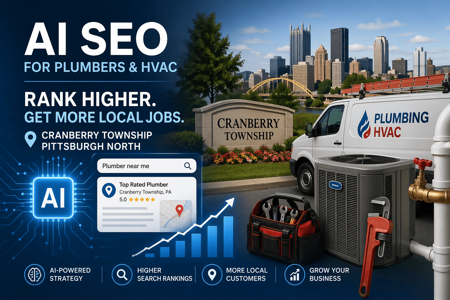 Why HVAC Contractors and Plumbers in Cranberry Township Are Losing Emergency Calls to AI Search